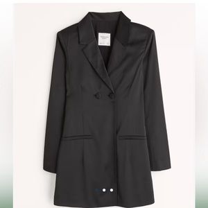 Abercrombie satin blazer mini dress
